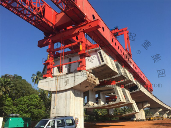 盛华集团丨1250T节段拼装贵州架桥机施工现场