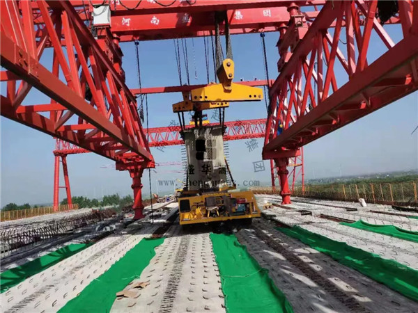 盛华集团丨阳新高速项目260T贵州架桥机投入施工
